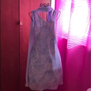 Summer Cocktail dress with shawl